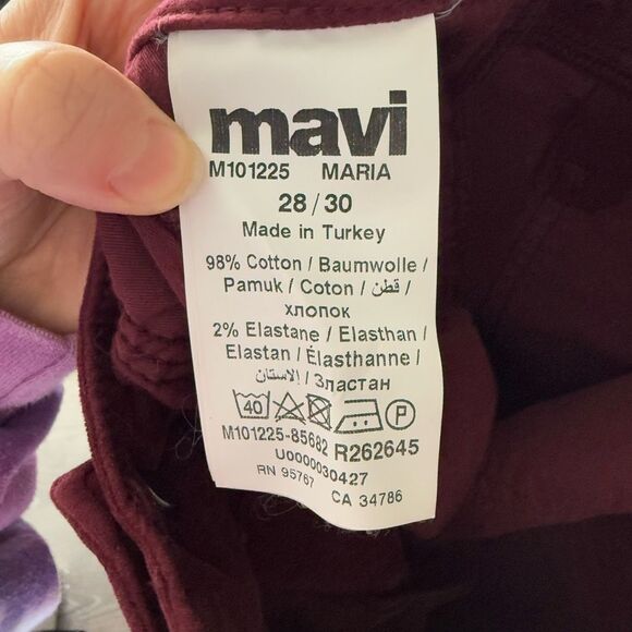 Mavi Women’s 28x30 Maria High Rise Flare Velvet Corduroy Jeans - Picture 5 of 6